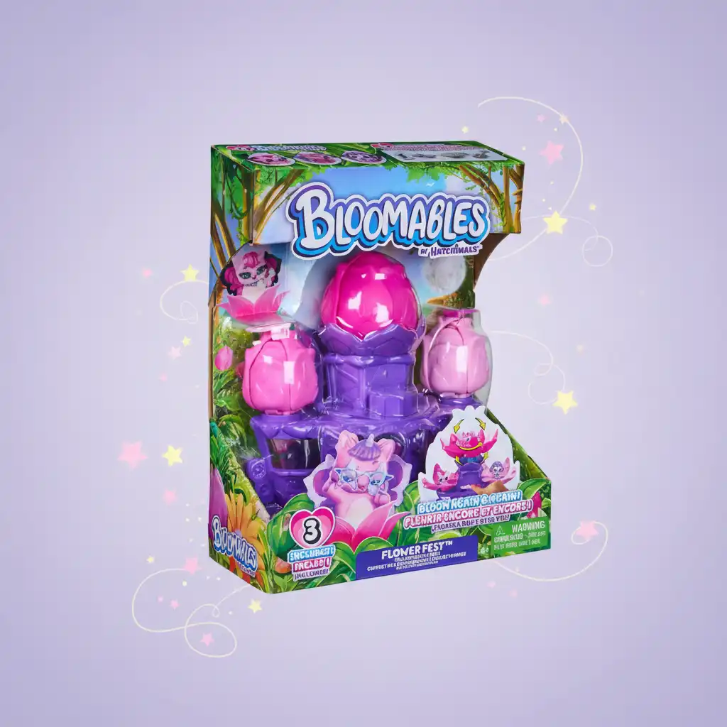 Experience magical blooming and discover hidden Hatchimals figurines on stage.