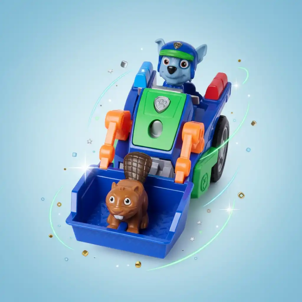 The perfect gift for every fan of dog heroes and toy cars.