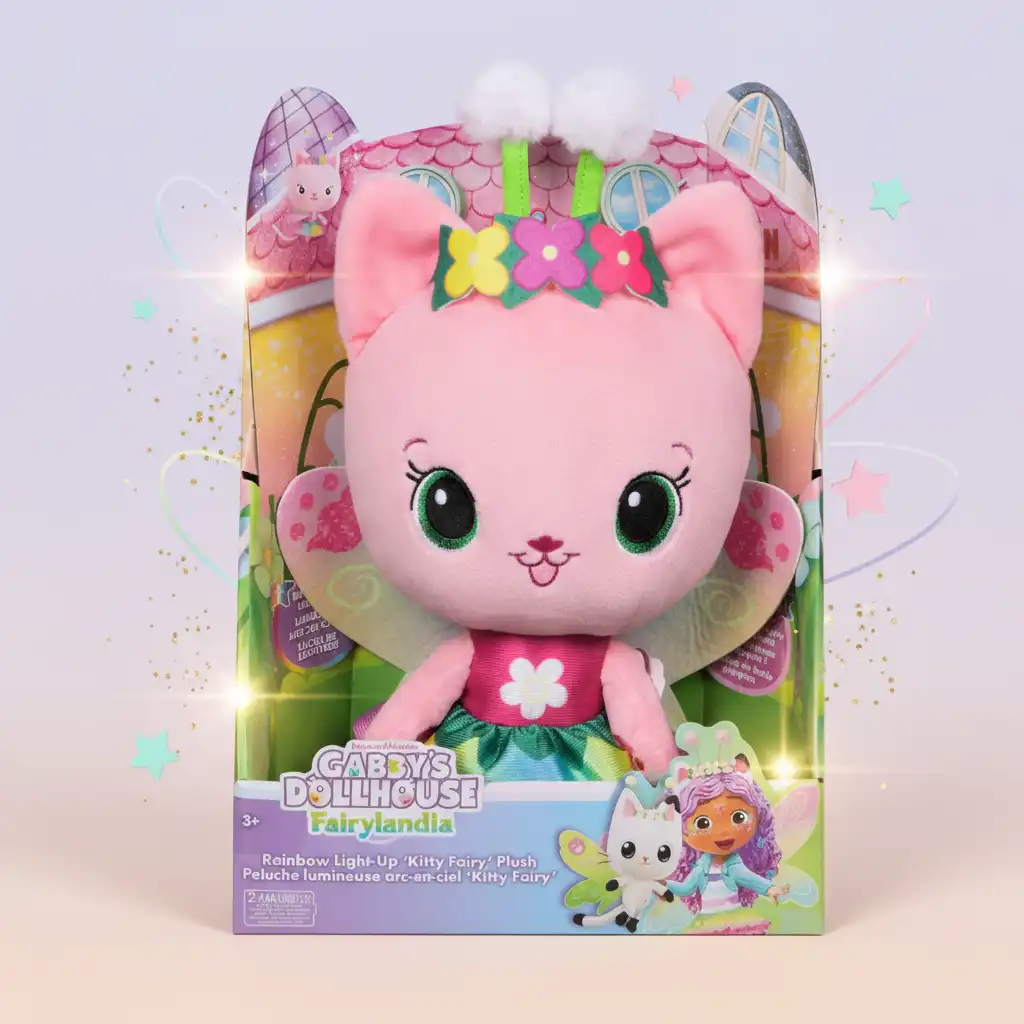 Precise details and soft plush for maximum play joy.