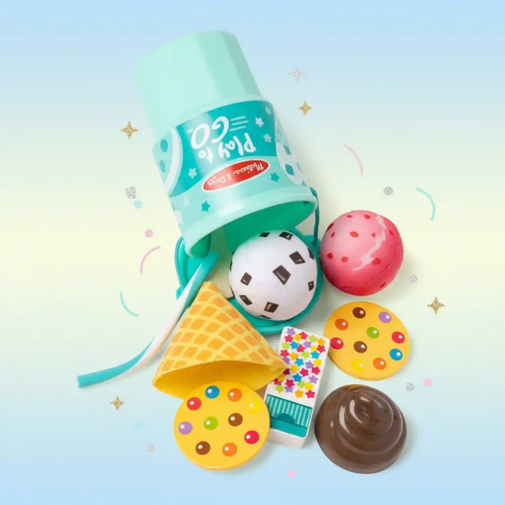 Detailed craftsmanship of wooden and textile accessories for perfect play.
