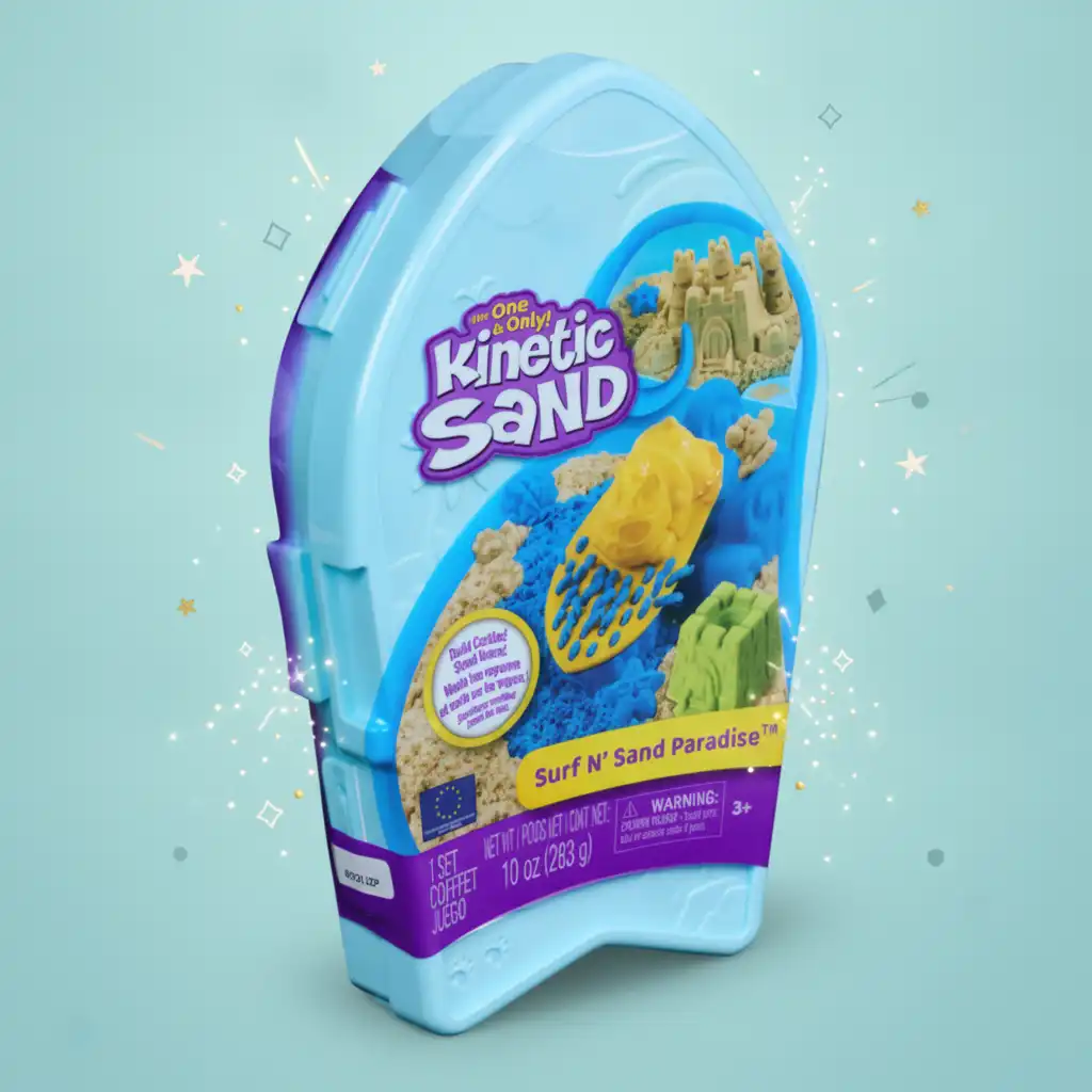 Upplev oändliga sommaräventyr med kinetisk sand.
