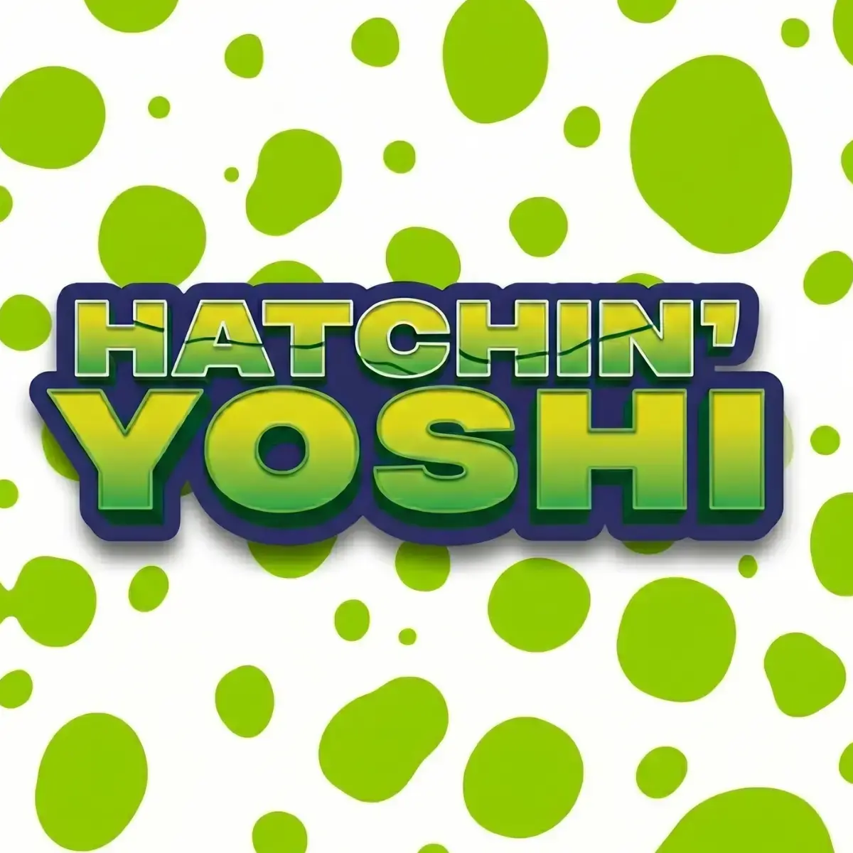 Officiell logotyp för Yoshi interaktiv figur som kläcks ur ett ägg
