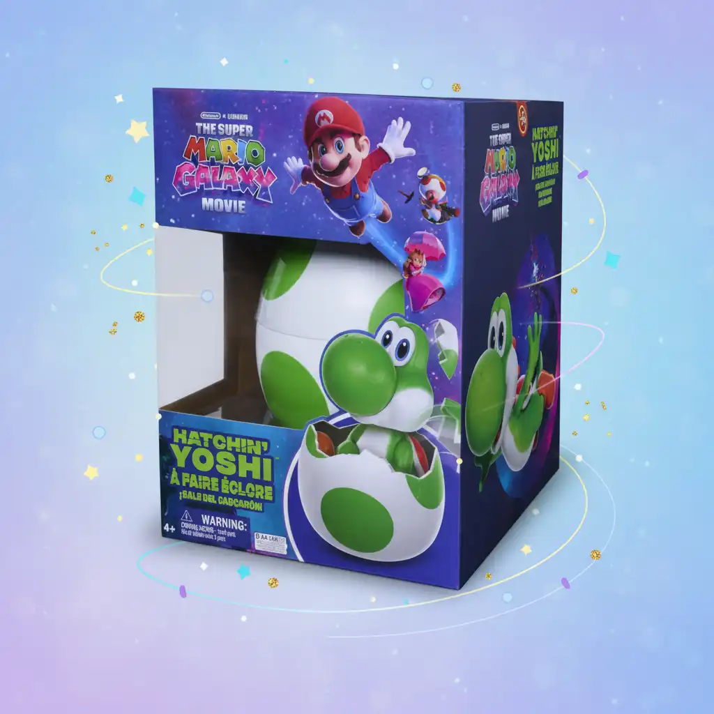Ställ ut din Yoshi på en stilren sockel av äggskal.