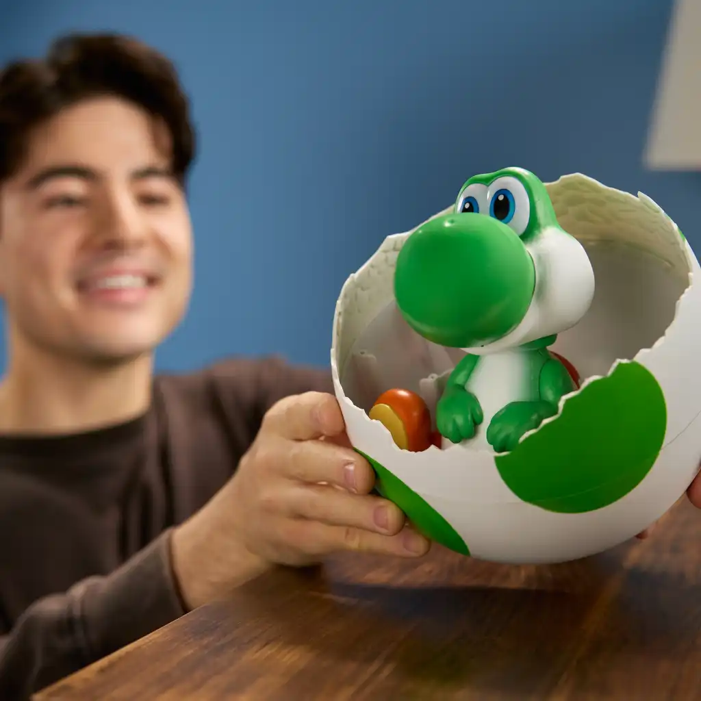 Upptäck alla sätt att leka och kommunicera med Yoshi.